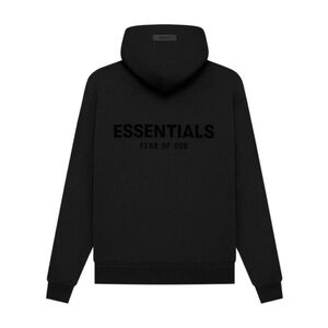 Fear of God Essentials  black  Hoodie Small size